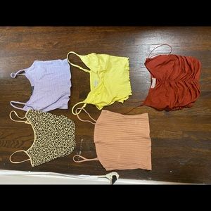 Urban Outfitter, Free People Crop Tank Tops / S